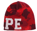Load image into Gallery viewer, BAPE Color Camo Knit Cap &#39;Red&#39;
