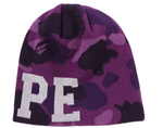 Load image into Gallery viewer, BAPE Color Camo Knit Cap &#39;Purple&#39;
