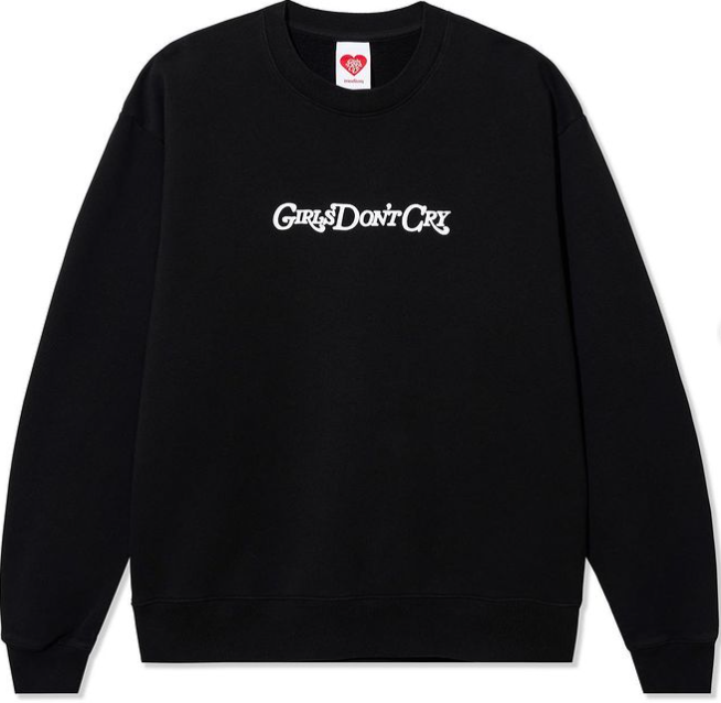 Girls Don't Cry Crewneck Black – shoegamemanila