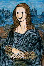 Load image into Gallery viewer, MADSAKI Mona Lisa, 2019 (Framed)
