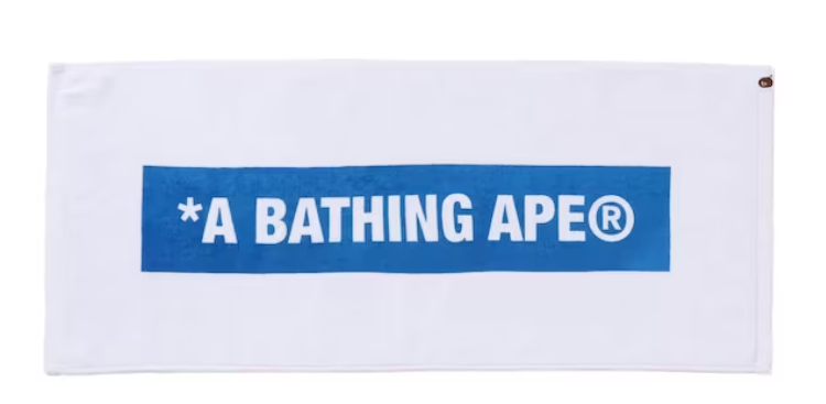 BAPE Men's Summer Premium Towel White