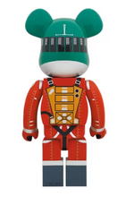 Load image into Gallery viewer, Bearbrick 2001: a space odyssey Space Suit Green Helmet &amp; Orange Suit 1000%
