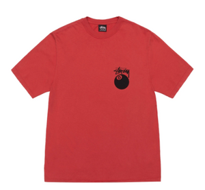 Stussy 8 Ball Pigment Dyed Guava Tee