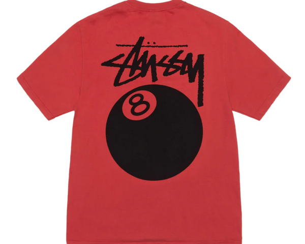 Stussy 8 Ball Pigment Dyed Guava Tee