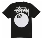 Load image into Gallery viewer, Stussy 8 Ball Pigment Dyed Black Tee
