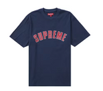 Load image into Gallery viewer, Supreme Cracked Arc S/S Top Navy
