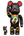 BEARBRICK Gold Luck Black Plated Maneki Neko 100% & 400% Set