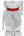 Bearbrick Maneki Neko Silver Plated Luminous 1000%
