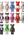 Bearbrick Series 47 Sealed Case 100% 24 Blind Boxes (Sold per piece)