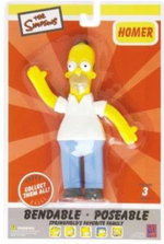 Load image into Gallery viewer, The Simpsons - Homer Simpson Bendable Poseable Figure
