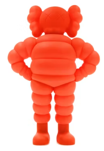 KAWS Chum Vinyl Figure Orange (2022) (No Box)