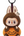 Pop Mart Labubu Happy Halloween Party Series-Sitting Pumpkin Vinyl Plush Pendant