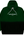 AAPE NOW moonface logo hoodie Emerald