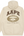 AAPE Moonface logo basic hoodie Cracker Khaki