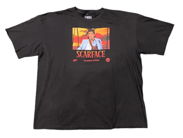 Scarface Shirts Color: Black the world is yours