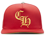 Load image into Gallery viewer, Chrome Hearts CH Silver Button Hat Red/Yellow

