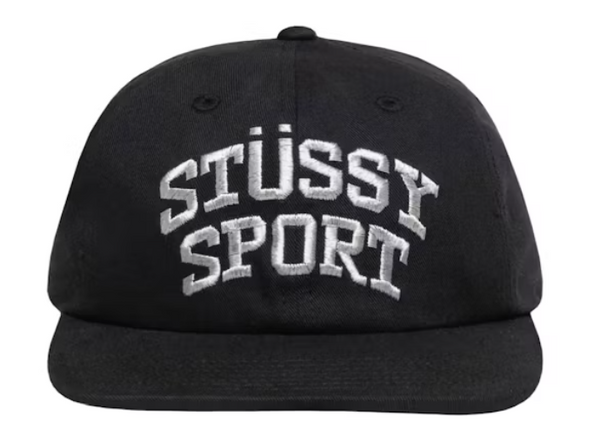 Stussy Mid Depth Sport Snapback Black/Metallic