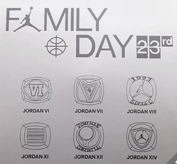 NBA Jordan Family Day XI Rings Limited to 1000 (Set)