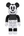 Bearbrick Mickey Mouse 2020 1000% B&W Ver.