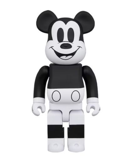 Bearbrick Mickey Mouse 2020 1000% B&W Ver.