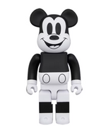 Load image into Gallery viewer, Bearbrick Mickey Mouse 2020 1000% B&amp;W Ver.
