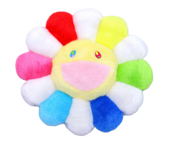 Takashi Murakami Flower Plush 30CM Rainbow/White/Yellow