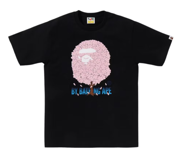 BAPE Sakura By Bathing Ape I Tee Black
