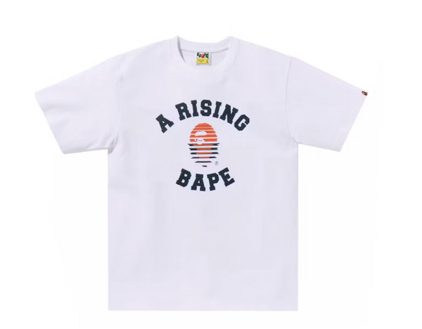 BAPE A Rising Bape Tee White