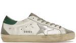 Load image into Gallery viewer, GOLDEN GOOSE Super-Star White Silver Green
