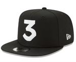 Load image into Gallery viewer, New era Chance The Rapper 3 Black &amp; White Logo Adjustable Cap
