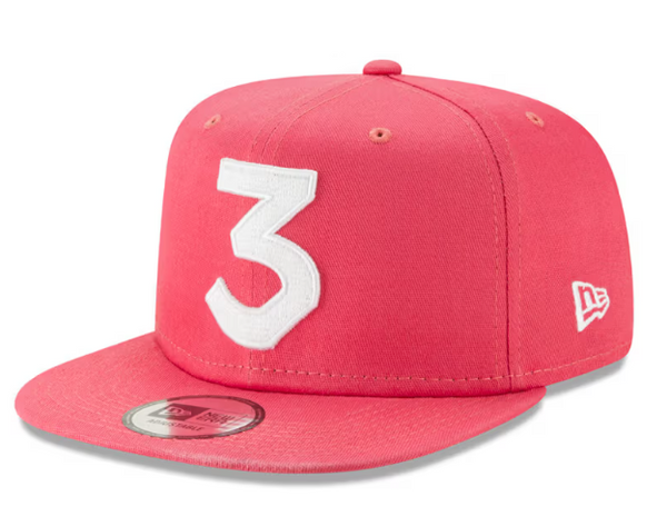 New era Chance The Rapper 3 Red & White Logo Adjustable Cap