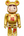Bearbrick Daruma Peko-Chan Gold Plated 100% & 400% Set