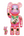 Bearbrick Maneki Neko 100% & 400% Set Pink Transparent Plating