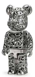 Load image into Gallery viewer, Bearbrick x Royal Selangor Special Edition Tiger 1000% Silver
