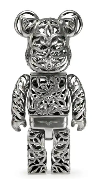 Bearbrick x Royal Selangor Special Edition Tiger 1000% Silver