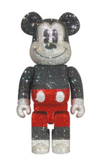 Load image into Gallery viewer, Bearbrick Crystal Decorate Mickey Mouse 400% Red &amp; White Ver.
