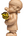 FOOLS PARADISE Super Professional XL // FOREST BLOCKS (GILDED) 50cm