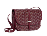 Load image into Gallery viewer, Goyard Belvedere PM shoulder bag Burgundy (Pre-owned) Actual Photo
