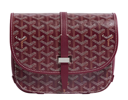 Goyard Belvedere PM shoulder bag Burgundy (Pre-owned) Actual Photo
