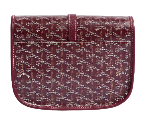 Goyard Belvedere PM shoulder bag Burgundy (Pre-owned) Actual Photo