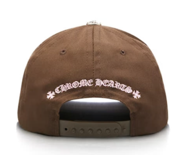Chrome Hearts Chrome Hearts CH Baseball Hat Brown/Pink
