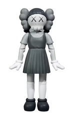 Load image into Gallery viewer, KAWS Young-Hee Vinyl Figure Monotone
