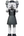 KAWS Young-Hee Vinyl Figure Monotone