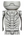 Bearbrick x Marvel The Infinity Saga Iron Man Mark II 1000%