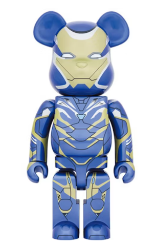 Bearbrick x Marvel Avengers Endgame Iron Man Rescue Suit 1000%