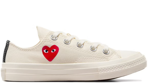 Converse Chuck Taylor All Star 70 Ox Comme des Garcons PLAY Single Small Heart Milk (PS)
