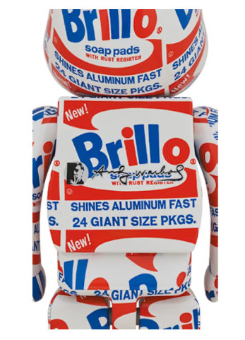 Bearbrick ANDY WARHOL "Brillo" 1000%