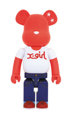 Load image into Gallery viewer, Bearbrick X-Girl 1000% Multi
