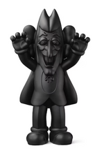 Load image into Gallery viewer, KAWS Cereal Monsters Count Chocula Figure Black
