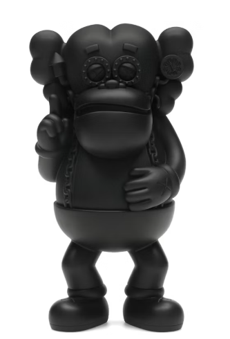 KAWS Cereal Monsters Franken Berry Figure Black